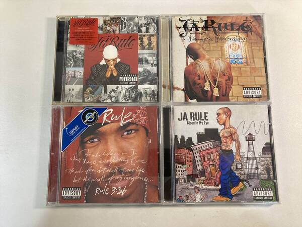 【W8300】ジャ・ルール CD アルバム 4枚セット●Ja Rule●Pain Is Love●The Last Temptation●Rule 3:36●Blood in My Eye
