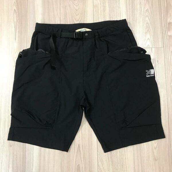 karrimor rigg shorts rig big pocket black bag L カリマー リグ ショーツ カーゴ ショート パンツ クライミング ベルト チョーク バッグ