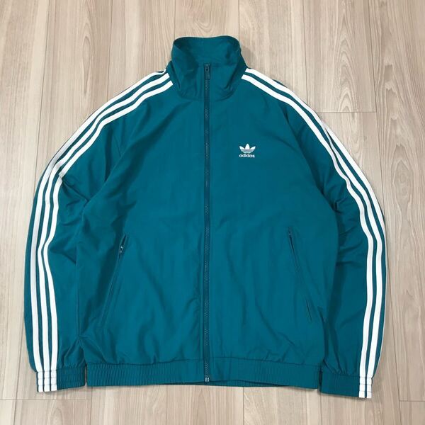adidas WOVEN FIREBIRD Tracktop アディダス ファイヤーバード トラック ジャケット トラックトップ グリーン ウーブン ナイロン ジャージ