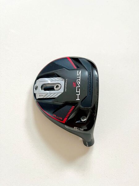 美品 ステルス2 プラス 5W テーラーメイド フェアウェイウッド FW STEALTH2 PLUS チタン 18° ヘッド 単品