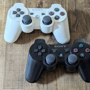 PS3 デュアルショック3 コントローラー 動作未確認品 SIXAXIS SONY ブラック ホワイト セット プレステ3