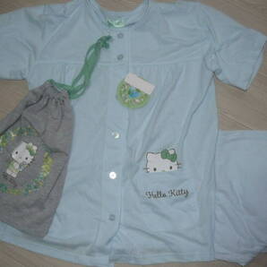 ●ハローキティパジャマ(M)半袖+七分丈パンツ サンリオキャラクターズ 袋付き