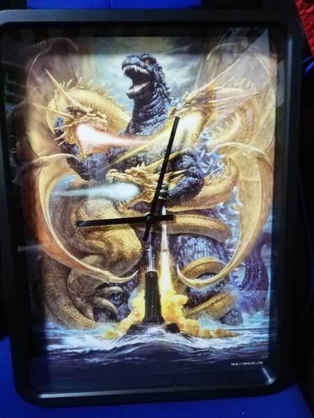 壁掛け時計 ゴジラ’ 額縁時計 「ゴジラ GODZILLA」