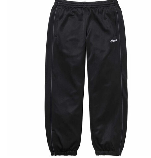 送料無料【黒・XL】Tricot Track Pant supreme 国内正規 新品未開封 24ss シュプリーム Black トリコット トラック パンツ ジャージパンツ