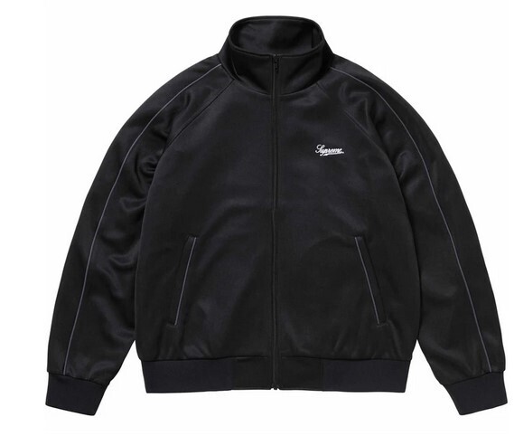送料無料【黒・XL】Tricot Track Jacket supreme 国内正規 新品未開封 24ss シュプリーム Black トリコット トラック ジャケット ジャージ