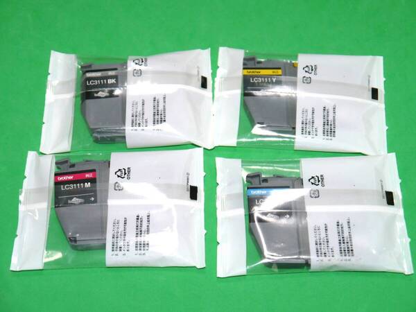 未開封 未使用 ブラザー純正 LC3111 BK C M Y 4色セット