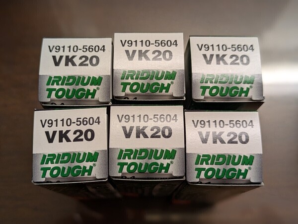 デンソースパークプラグ イリジウムタフVK20 6本セット