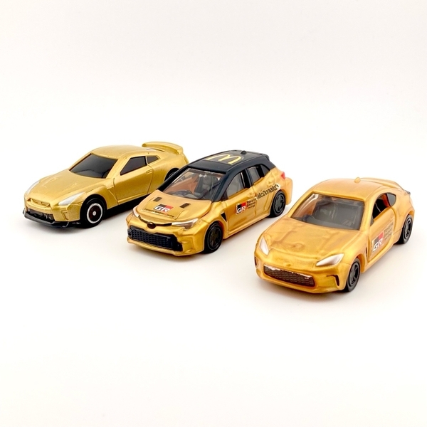 トミカ マクドナルド ハッピーセット 限定 ゴールドカー 3台セット