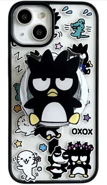 スマホケース 透明 TPU MagSafe式スマホリング付き 磁力 マグネット搭載 ストラップホール (iPhone13ProMax)/A709