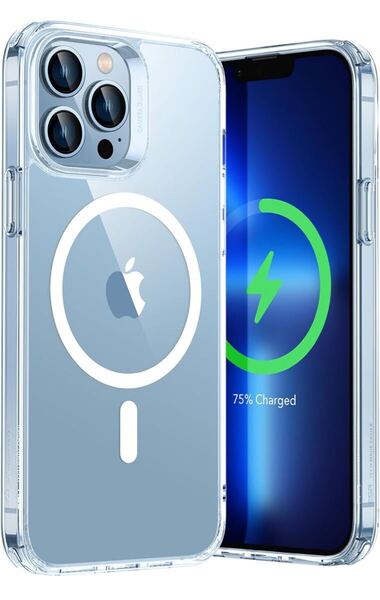 【米軍MIL規格・Magsafe対応】ESR いphone13 Pro ケース 耐衝撃 傷に強い背面 ワイヤレス充電iphone13pro用HaloLock搭載 (6.1インチ) /A725