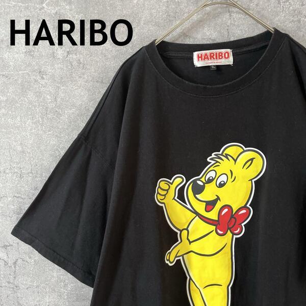 HARIBO ハリボー tシャツ 半袖 黒 5Lメンズ グミ