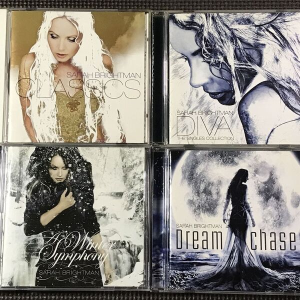 サラ・ブライトマン Sarah Brightman CD4枚セット Classics、Diva The Singles Collection、A Winter Symphony、Dreamchaser