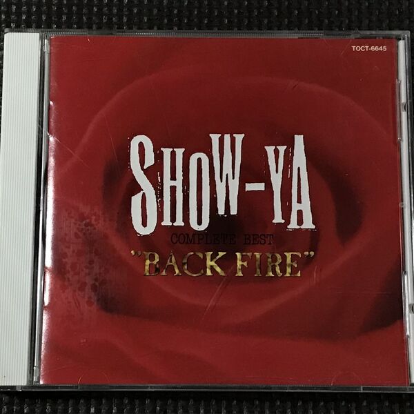 SHOW-YA / COMPLETE BEST BACK FIRE ベストアルバム CD ショーヤ
