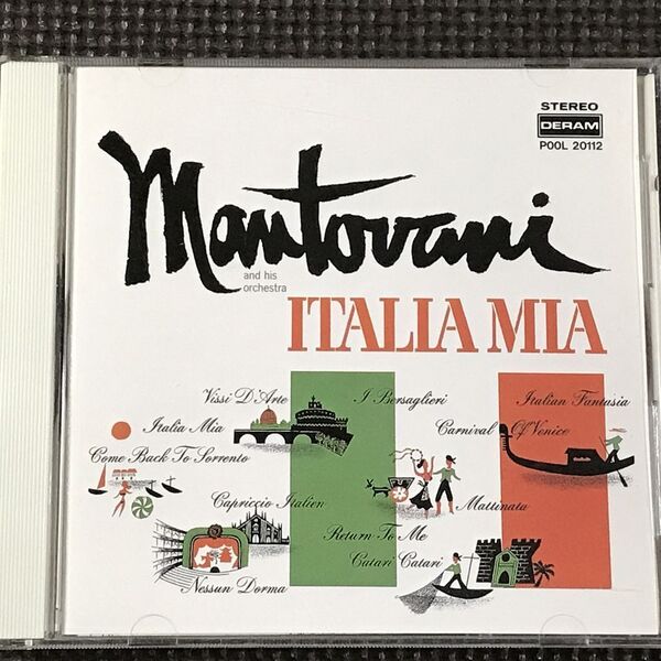 マントヴァーニ・オーケストラ わがイタリア ITALIA MIA/MANTOVANI CD