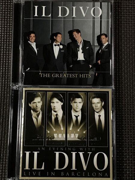 イル・ディーヴォ IL DIVO:GREATEST HITS、LIVE IN BARCELONA CD2枚セット