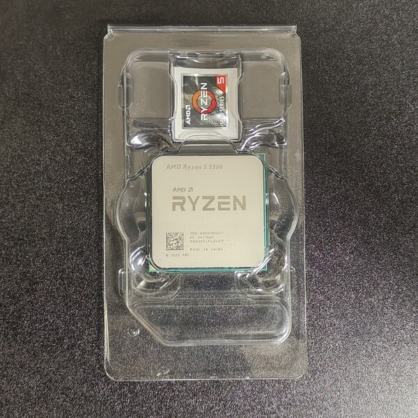 AMD Ryzen5 5500 CPU AM4 動作品