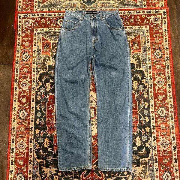 90s Levi's Silver Tad USA製 ヴィンテージ デニムパンツ W86cm ダメージ ストレート ジーパン リーバイス 511刻印 インディゴ 80s