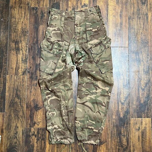 イギリス軍 Royal Army 実物 マルチカム カーゴパンツ フィールドパンツ 迷彩 ミリタリー コンバット ヴィンテージ マルチカモ 米軍 78cm