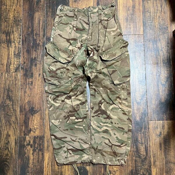 イギリス軍 Royal Army 実物 マルチカム カーゴパンツ フィールドパンツ 迷彩 ミリタリー コンバット ヴィンテージ マルチカモ 米軍 72cm