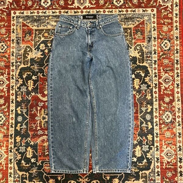 90s Levi's Silber Tab リーバイス デニムパンツ W72cm W26 L28 シルバータブ Baggy ジーパン ヴィンテージ 436刻印 インディゴ 00s