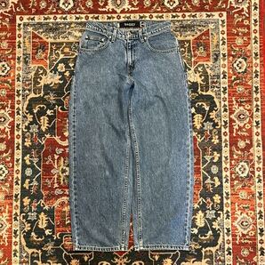 90s Levi's Silber Tab リーバイス デニムパンツ W72cm W26 L28 シルバータブ Baggy ジーパン ヴィンテージ 436刻印 インディゴ 00s