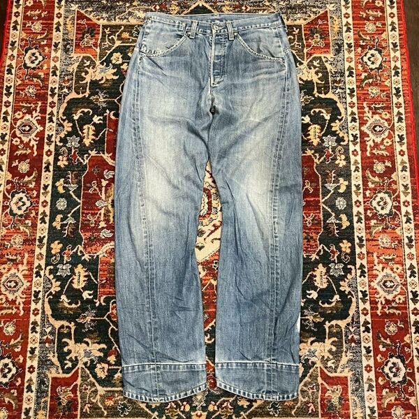 00s Levi’s Euro エンジニアード リーバイス W82cm W32 L32 デニムパンツ 再構築 ジーンズ Engineered Jeans ユーロ ヴィンテージ