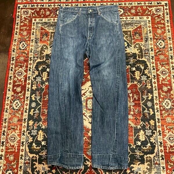 00s Levi’s Euro エンジニアード デニムパンツ 立体裁断 W32 L34 W90cm ジーンズ Engineered Jeans ユーロ リーバイス ヴィンテージ