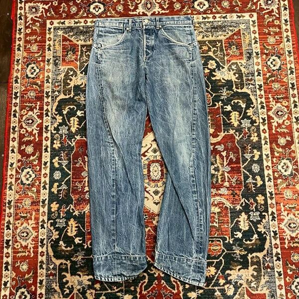 00s Levi’s Euro エンジニアード デニムパンツ 立体裁断 W31 L32 W82cm ジーンズ Engineered Jeans ユーロ リーバイス ヴィンテージ