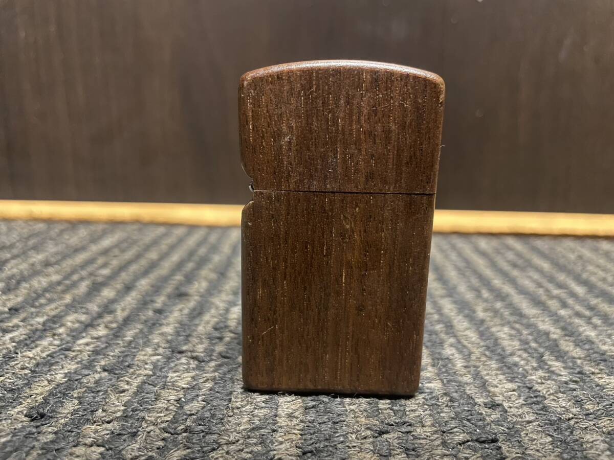 ヴィンテージzippo  木目調スリムライター　箱付き ZIPPO 一点物 ライター 1997年製 WINDY レアナンバー [シリアル