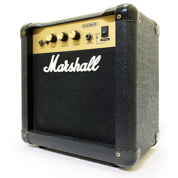 マーシャル ギターアンプ MARSHALL G10MK.2 完動品 動作確認 小型 ハイゲイン クリーン ドライブ 家庭用 練習用 人気 コンツァー 楽器 機材