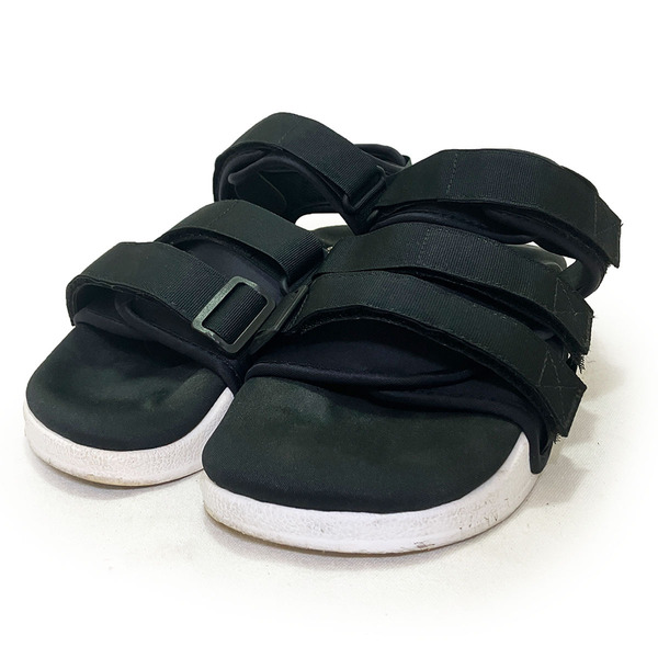 アディダス オリジナルス アディレッタ サンダル ブラック 26.5cm ADIDAS ORIGINALS ADILETTE SANDAL 正規品 スポーツサンダル S75382 黒