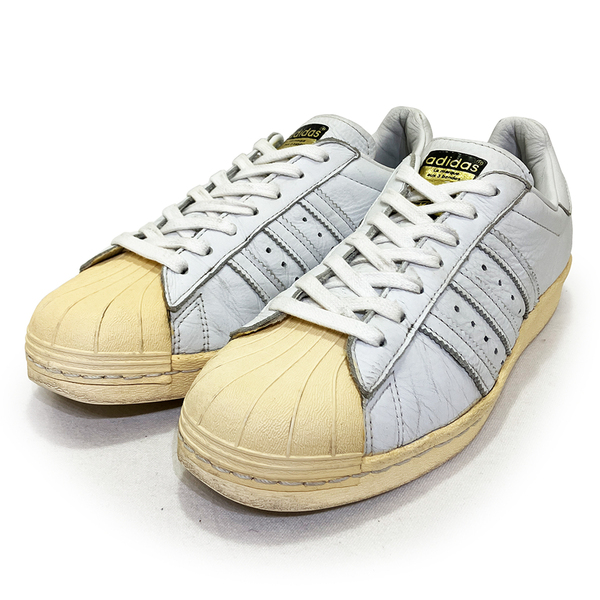 アディダス オリジナルス スーパースター80s デラックス ホワイト 26.5cm ADIDAS ORIGINALS SUPER STAR 80s DLX 正規品 S75016 復刻 白