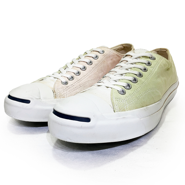コンバース ジャックパーセル キャンバス パステルピンク パステルグリーン 28.0cm CONVERSE JACK PURCELL 正規品 1CK122 ローカット 2TONE