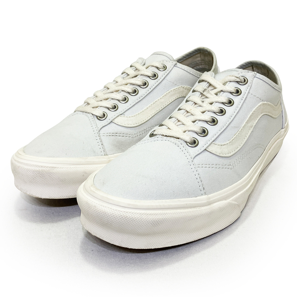 ヴァンズ バンズ オールドスクール キャンバス ライトブルー 27.0cm VANS OLD SKOOL 正規品 本物 カジュアル コットン サーフ スケート