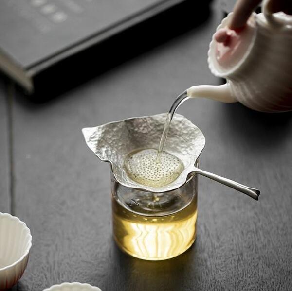 茶こし 茶道具 茶漉し メープルリーフ型 紅茶 緑茶 耐熱 茶葉ろ過