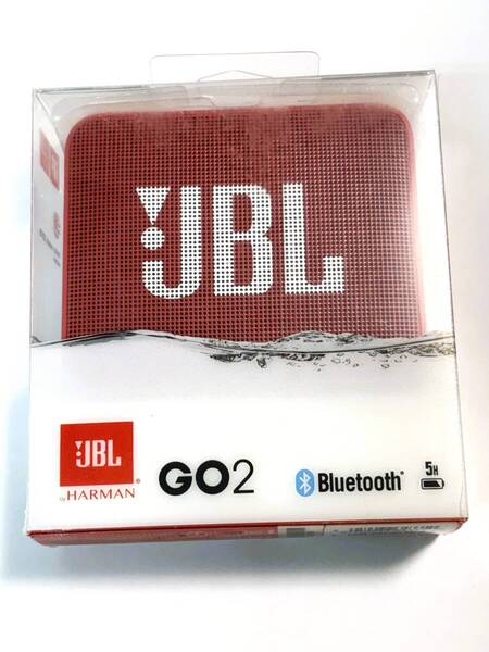 アウトレット JBL スピーカー ワイヤレス GO2 【未開封品】Bluetoothスピーカー IPX7 防水 ポータブル パッシブラジエーター搭載 レッド