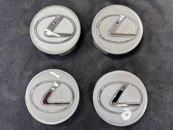 レクサス 純正ホイール用 新品加工品 センターキャップ 42603-53110 ホワイト LEXUS LC LS LX ES RC RC F GS IS RX RZ NX UX LM 中古美品