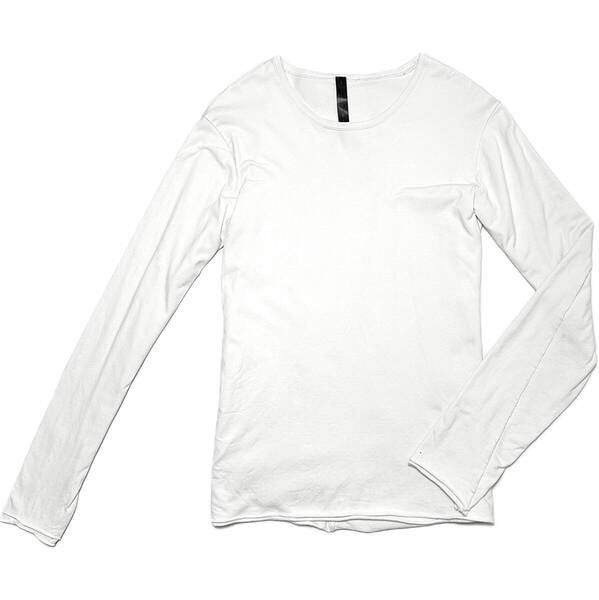 定価1.5万 wjk mirror 2ply crew neck cut&sawn Mサイズ Vネックカットソー ロンT 1piu akm ジュンハシモト