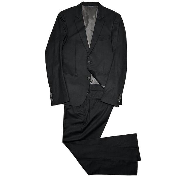 定価11.6万 junhashimoto CANONICO WOOL 3D JACKET&ⅩⅦ PANTS サイズ3&4 黒 ジュンハシモト ストレッチセットアップスーツ 1piu wjk akm