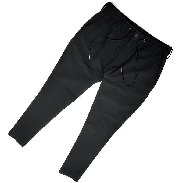 定価2.8万 junhashimoto P10 2WAY STRETCH TUCK LESS EASY PANTS 3 黒 ジュンハシモト ストレッチパンツ スラックス akm wjk 1piu