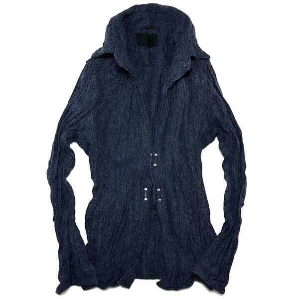 定価4.2万 junhashimoto TRIPLE LOW TWIST WRINKLE HOOK SHIRTS サイズ2 ジュンハシモト ホックシャツ wjk akm 1piu