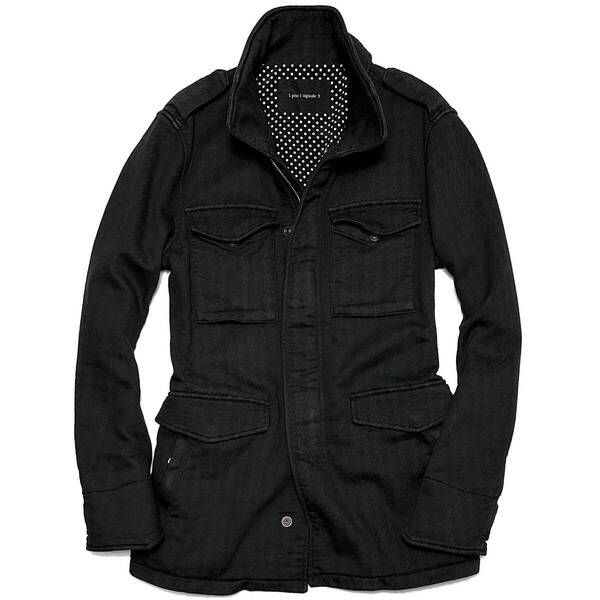 定価7.3万 1piu1uguale3 STRETCH NEW WAVE M65 JACKET Ⅲ スウェットジャケット ブルゾン akm wjk ジュンハシモト
