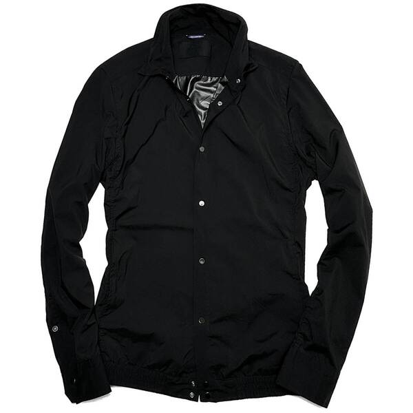 定価3.6万 junhashimoto OLMETEX 2WAY STRETCH COACH JACKET 3 黒 ジュンハシモト コーチジャケット シャツ Gジャン 1piu akm wjk
