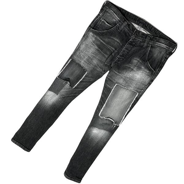 定価4.2万 wjk 13.5oz stretch slim cigarette denim pants サイズM ストレッチデニムパンツ 1piu akm ジュンハシモト
