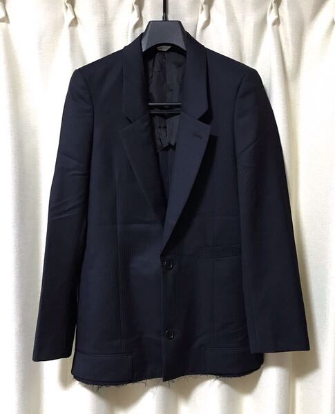 【新品同様】COMME des GARCONS HOMME PLUS 2B テーラード ジャケット XS 定価98,000円 コムデギャルソンオムプリュス