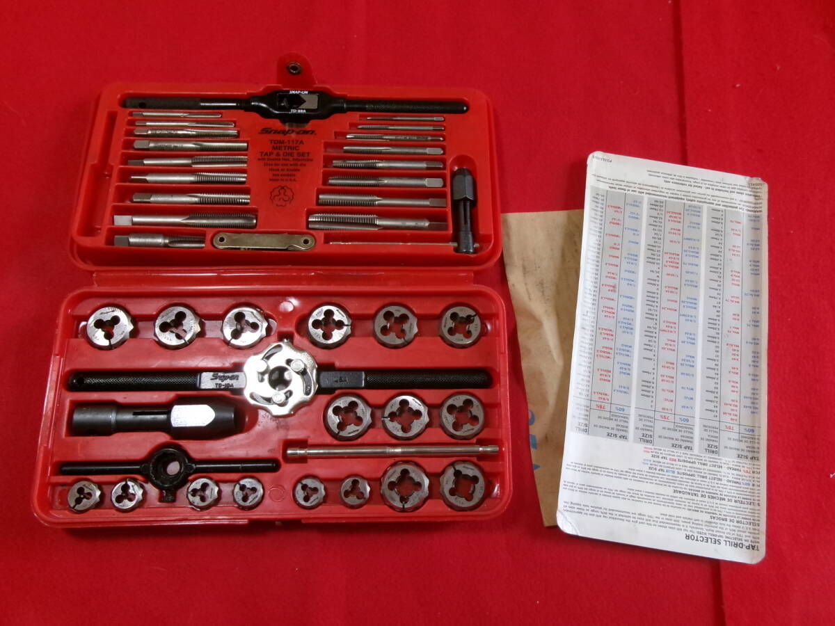 Snap-On ネジ タップ ダイス セット スナップオンの通販 by