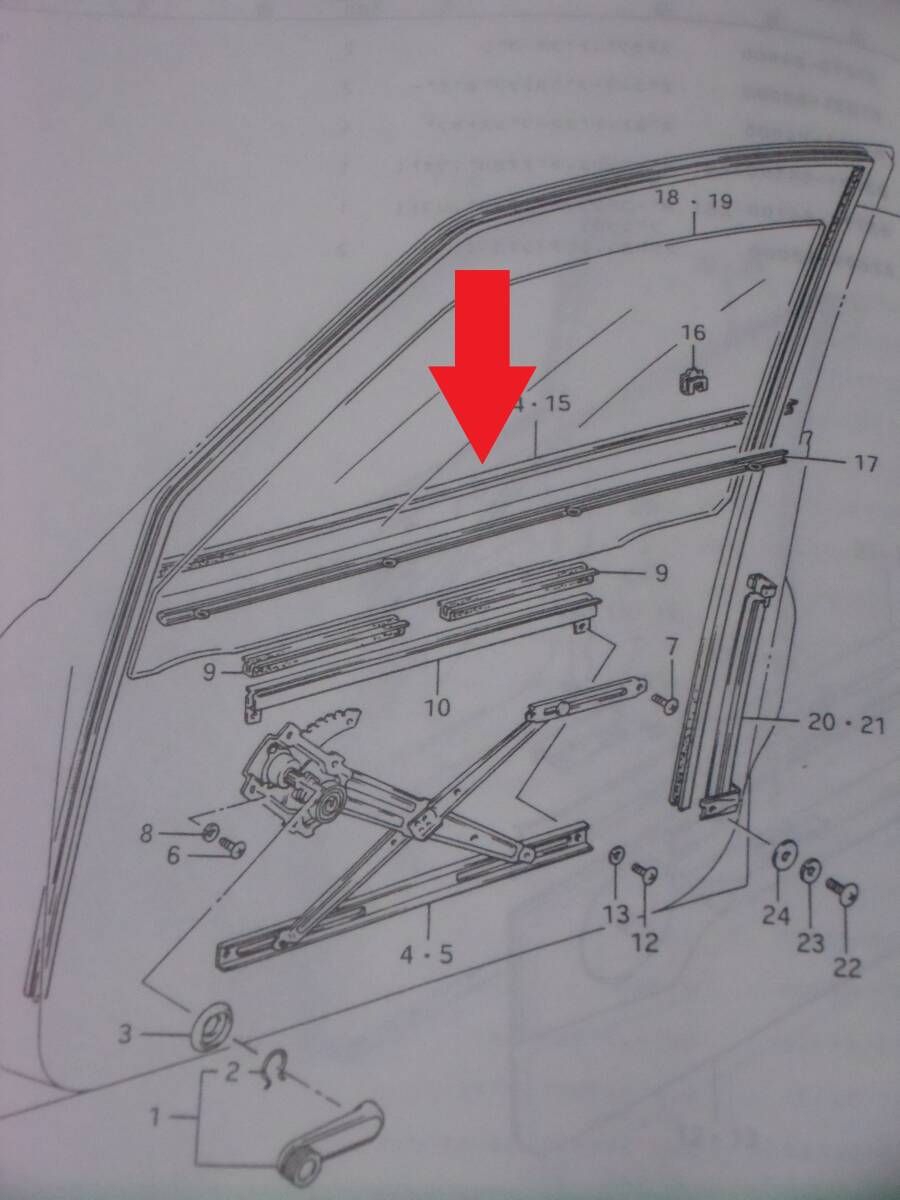 ca72v cc72v первое поколение Alto Works Suzuki оригинальный новый товар дверь уплотнитель внешний правый ① Alto Fronte Mighty Boy 791