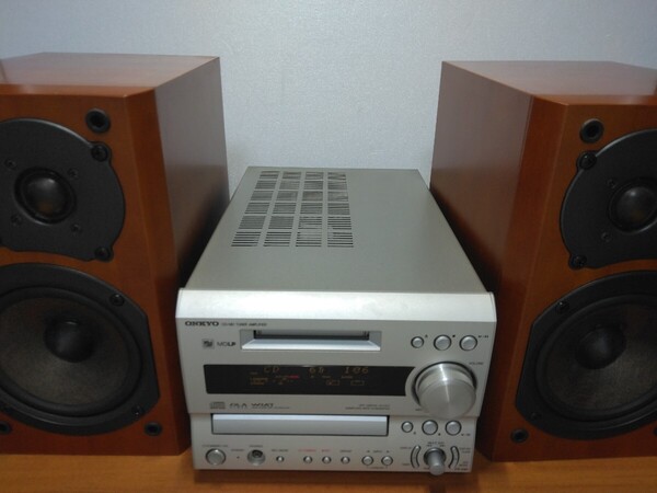 ピック新 ONKYO FR-X9A CD/MDコンポ スピーカー D-SX9A リモコン
