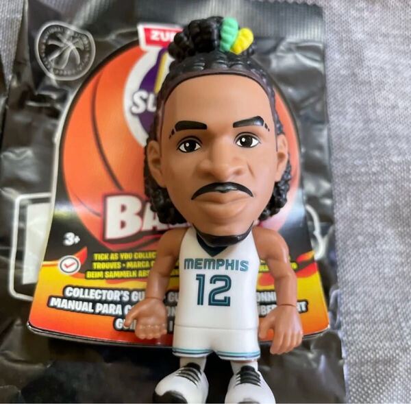 NBA BALLERS ボーラーズJa Morant ジャモラント選手 ZURU 5サプライズ ホワイト
