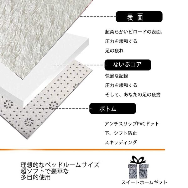 ☆ 円形 カーペット 洗える ラグマット 滑り止め 抗菌防臭 120㎝